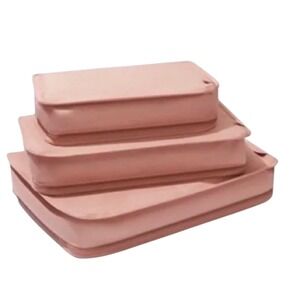 Hanky Panky | Packing Cubes Set of 3 Blush Pink Polyester Travel Organizer